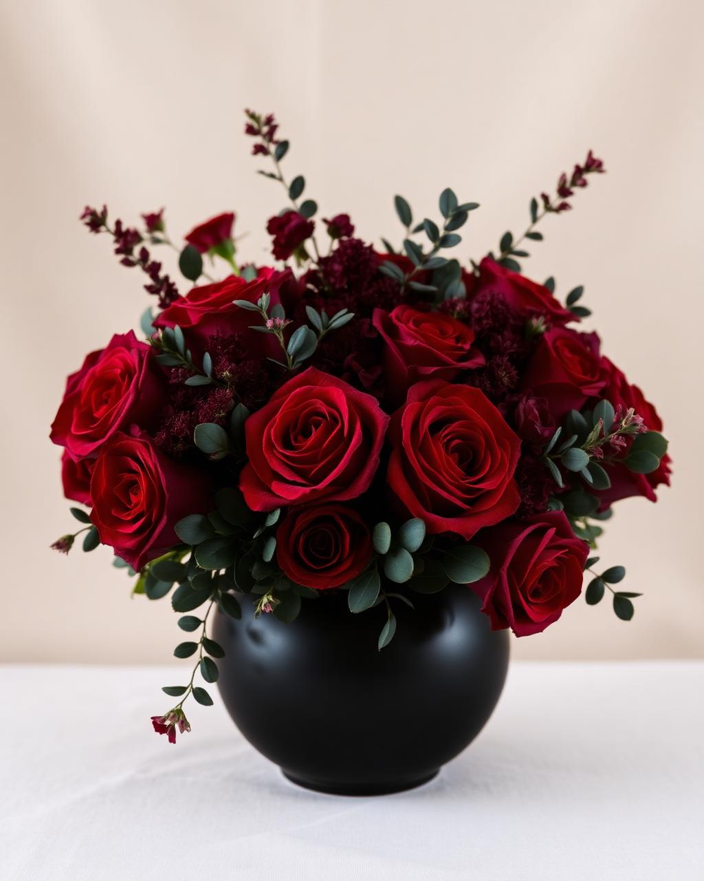 Crimson Vow — Deep red roses, classic & timeless